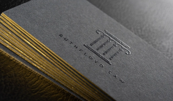 Edge Foil Business Card