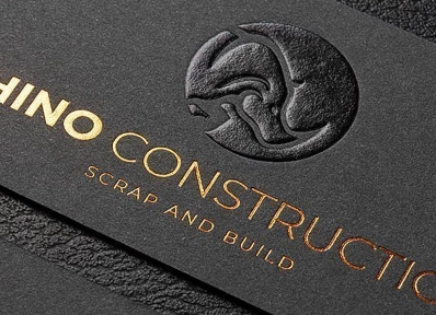 Embossed Business Cards