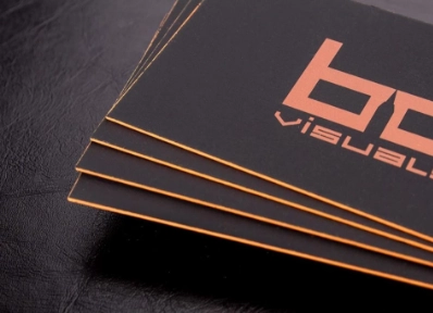 Painted Edge Business Cards